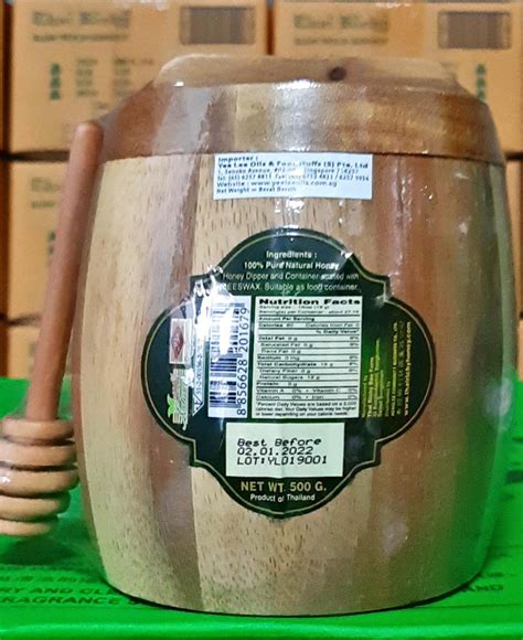 Thai Richy Raw Honey 500g Barrel Free 1kg Pure Honey Yee Lee Oils And Foodstuffs