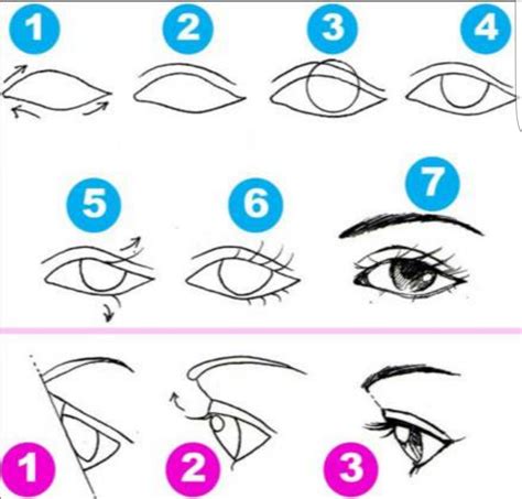 comment dessiner des yeux