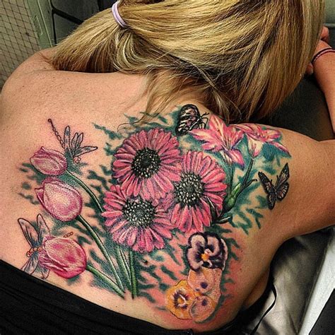 23 Floral Tattoos That Are So Much Better Than A Bouquet Popsugar Beauty Uk