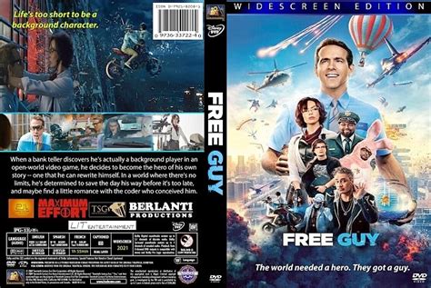 Free Guy 2021 Dvd Cover Dvd Covers And Labels