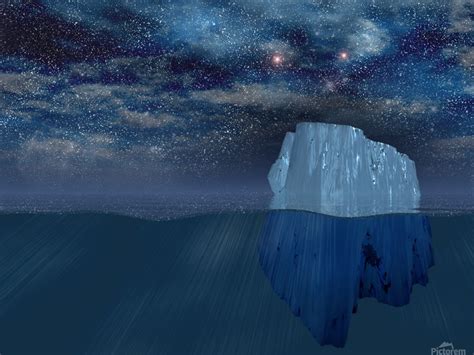 Iceberg At Night Bruce Rolff