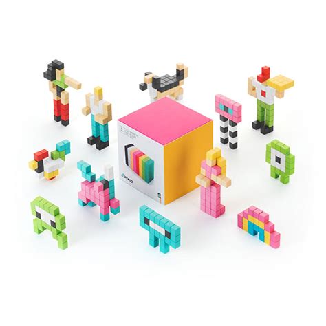 Pixio Design Series 200 Magnetic Block Set Fat Brain Toys