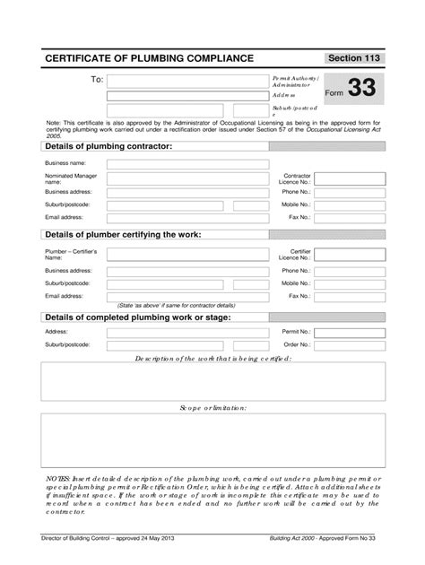 Certificate Of Compliance Template Pdf PDF Template