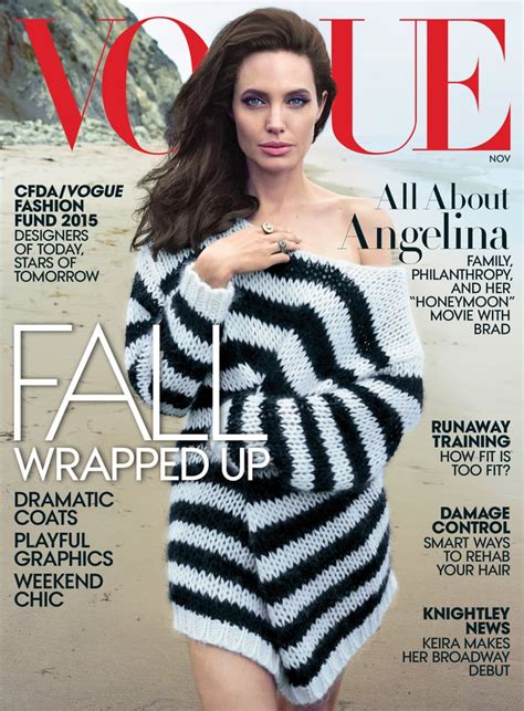 A 2015 Vogue Spread Gave Us This Breathtaking Cover Sexy Angelina