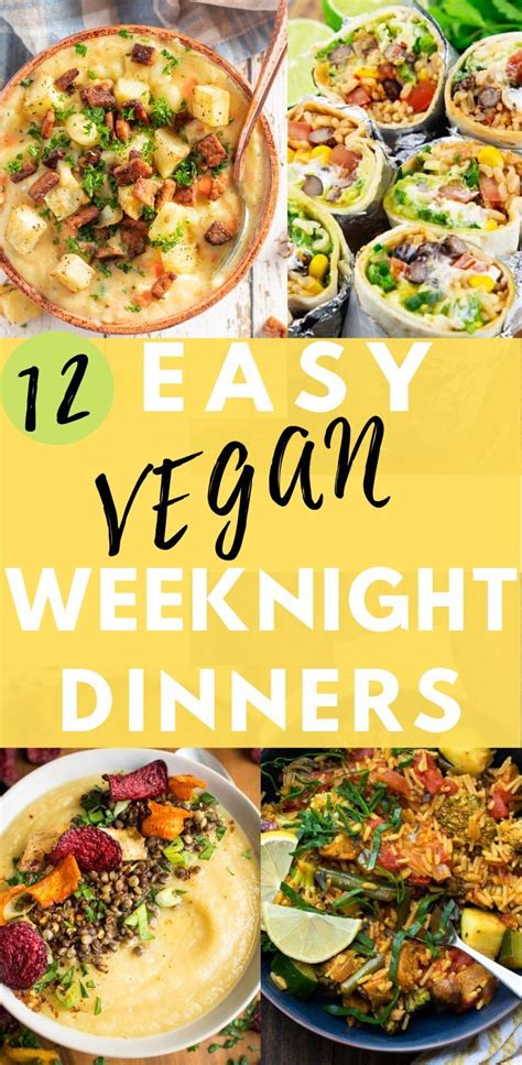 Vegan Weeknight Meals Recipes Cater