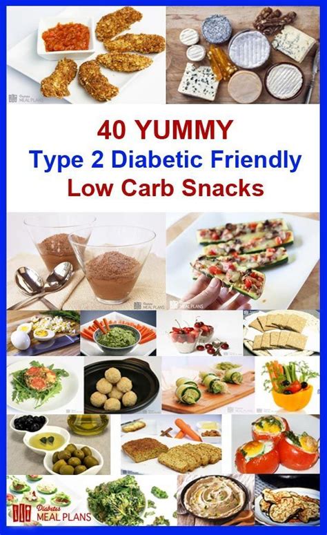 Navigating the holiday treat table can be tough when you have type 2 diabetes. 40 YUMMY low carb diabetic snacks in 2019 | Diabetic recipes, Diabetic breakfast, Diabetic snacks