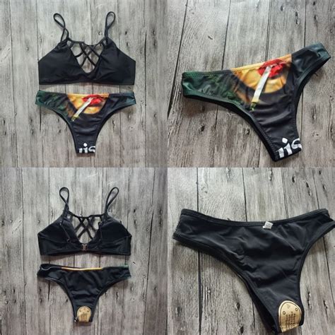 Brazilian Bikinis Set 2017 Women Swimwear Bandage Bikini Set Push Up