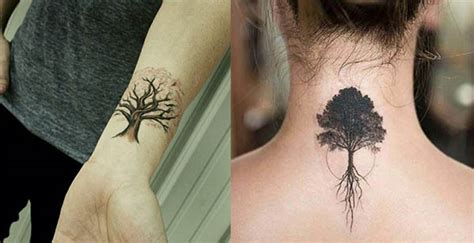 40 Tatuajes De árboles Principales Diseños Y Sus Significados