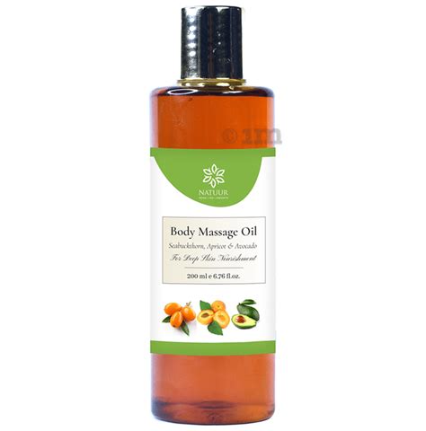 Natuur Body Massage Oil Seabukthorn Apricoat And Avocado Buy Bottle Of 2000 Ml Oil At Best