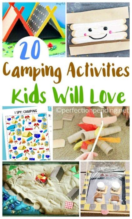 20 Camping Activities Your Kids Will Love Perfection Pending