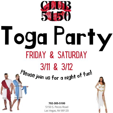 Club 5150 Las Vegas Swingers Club On Twitter Get Your Togas Ready