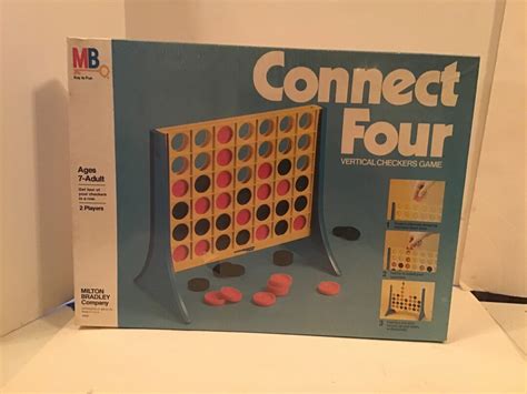 Vintage 1978 Milton Bradley Connect Four Game Sealed Etsy