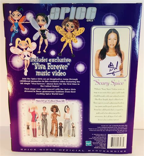 Spice Girls Viva Forever Vhs Doll Hasbro Scary Mel B 1999 Orange Gold Rare