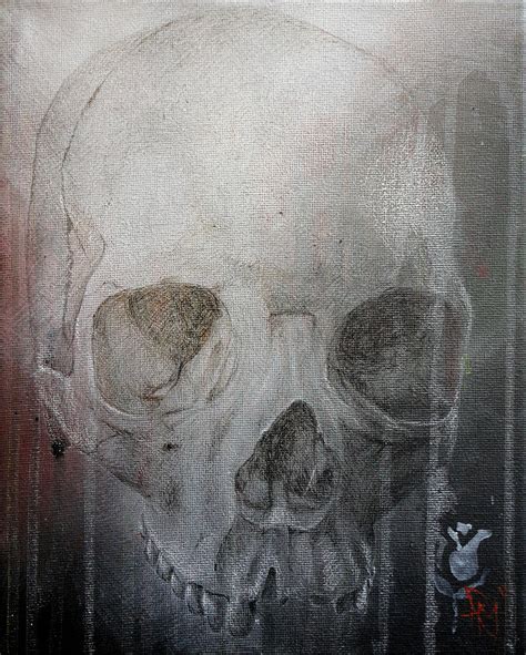 Broken Skull 1 Mixed Media By Preston Maurer