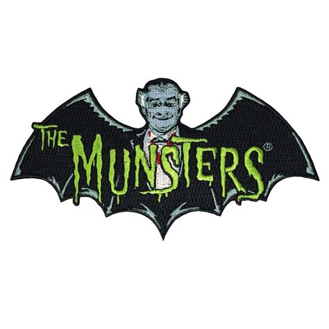 Munsters Logo Patch Hot Rock Hollywood