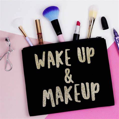 Toiletry And Wash Bags Makeup Makeup Bag Wake Up
