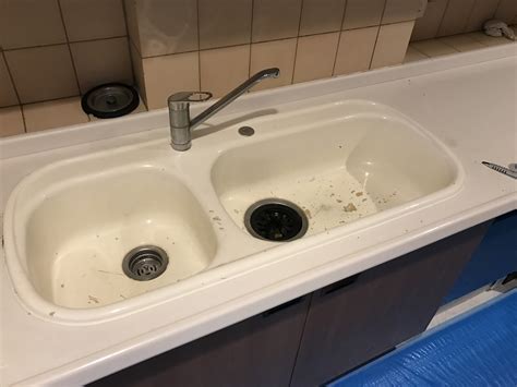 Toggle submenu for the キッズ deparment. 二層式キッチンシンク塗装! | 浴室、浴槽、ユニットバス ...