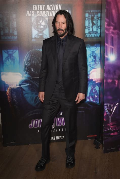 Keanu Reeves Rocked Tactical Footwear With A Suit To The John Wick 3