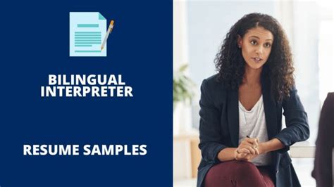 Bilingual Interpreter Resume Sample