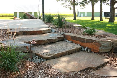 Brown Beam Steps Nelson Landscaping 2021 32 Duro Rock Supply Co