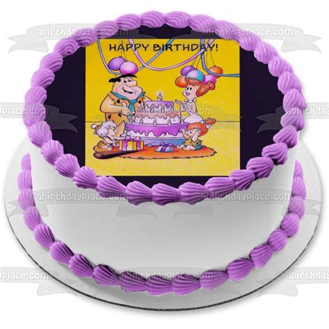 The Flintstones Happy Birthday Fred Wilma Pebbles Bam Bam Balloons