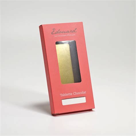 Food Grade Custom Printed Luxury Chocolate Bar Packaging Box With