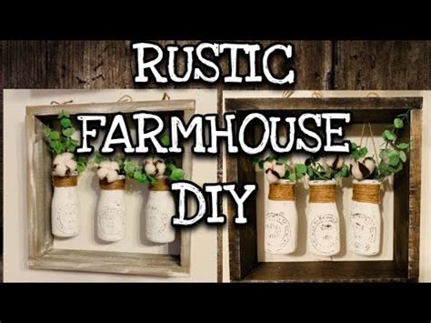 DIY FARMHOUSE DECOR | RUSTIC FARMHOUSE HANGING PLANTER 
