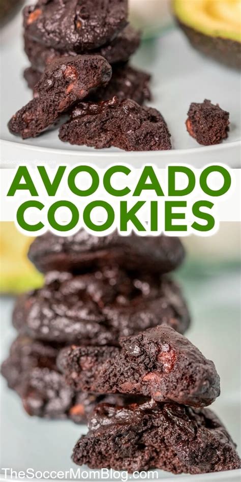 Healthy Chocolate Avocado Cookies The Soccer Mom Blog