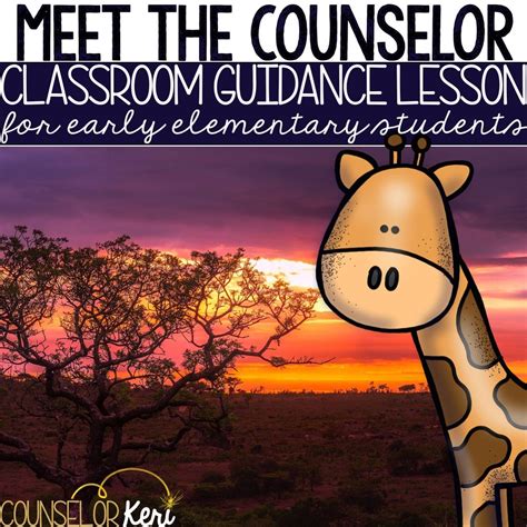 Meet The School Counselor Classroom Guidance Lesson For Early