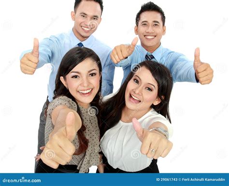Good Job Business People With Thumbs Up Stock Photos Image 29061743