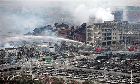 China Explosion Death Toll Rises After Huge Fire In Tianjin In Pictures
