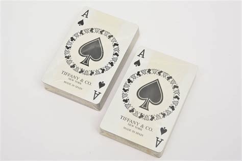 Robert mellon house greeting cards. Vintage Tiffany Playing Cards at 1stdibs