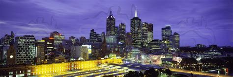Melbourne Skyline High Resolution Draw Herpity