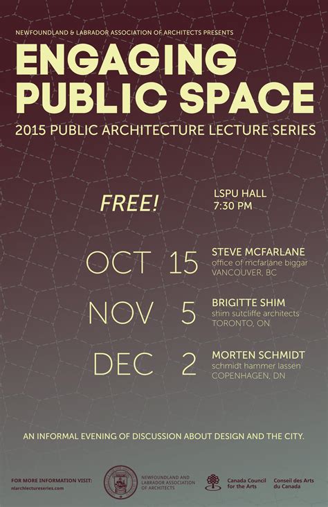 Resource Centre For The Arts Nlaa 2015 Architecture Lecture Series