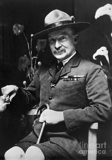 Robert Baden Powell In Boy Scout Uniform Photograph By Bettmann Fine