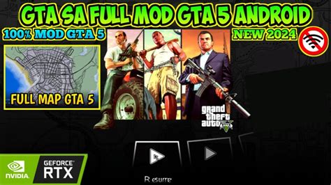 Gta Sa Mod Gta 5 Android Full Map Terbaru 2024 No Password Gta 5