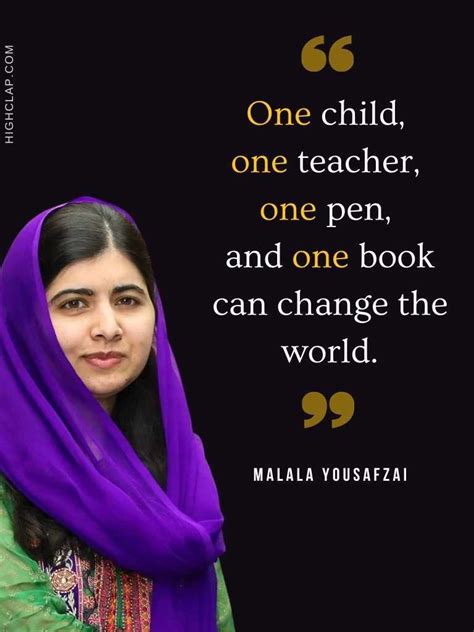 40 Inspiring Malala Quotes On Education And Womens Equality