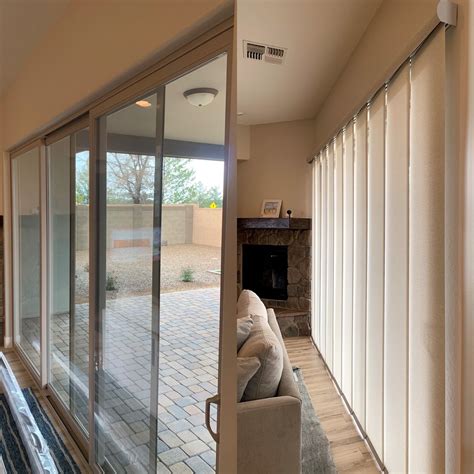 As you fire up the bbq for an easy al fresco dinner, hopefully grabbing a few quiet moments to relax or read, your patio window treatments must be able to stand up to the heat, but let you love the view in a good mood. Patio Door Solutions in 2020 | Patio door shades, Patio ...
