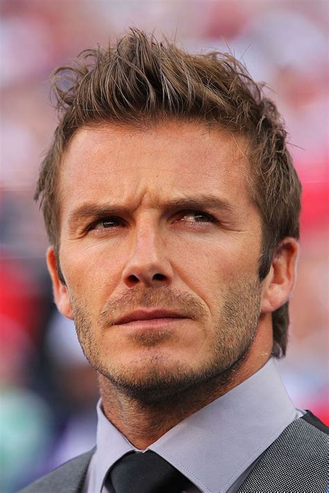 David Beckham Of England Looks Thoughtful Ahead Of The 2010 Fifa