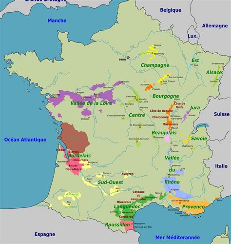 Franske Vindistrikter Fyldt Med Historie Vin Og Varme