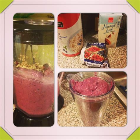 Some fruits and vegetables are much better for. Almond Milk, Berries + Oats Smoothie | Almond milk ...