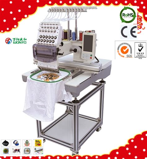 Wy1201c Computerized Embroidery Machine With Cap Flat Function China