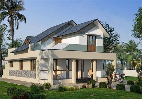 3 Bedroom Modern Home In 1657 Sqft With Free Plan Free Kerala Home Plans