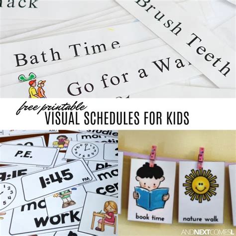 Free Visual Schedule Printables To Help Kids With Daily Routines