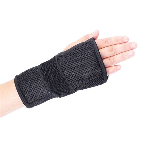 Solid Black Wrist Support Brace