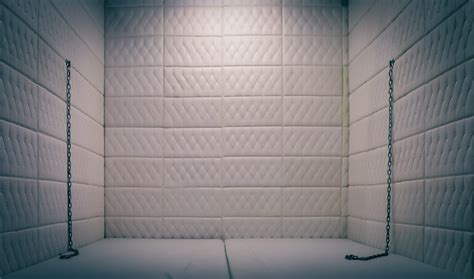 White Padded Room And Insane Asylum Standing Production Set