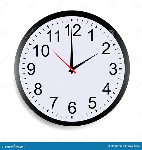 Round Clock Showing Moscow Russia Time Within World Time Zones