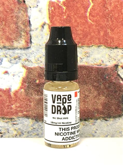 Vape Drop Flavourless Nic Shot 18mg 10ml Vapedrop Edinburgh