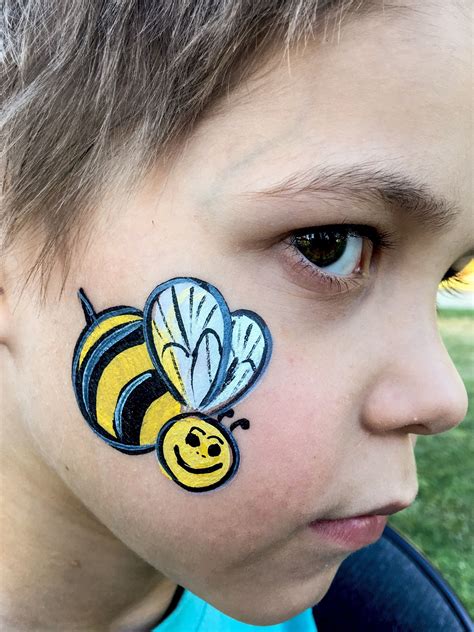 Honey Bee Face Painting Honeysc