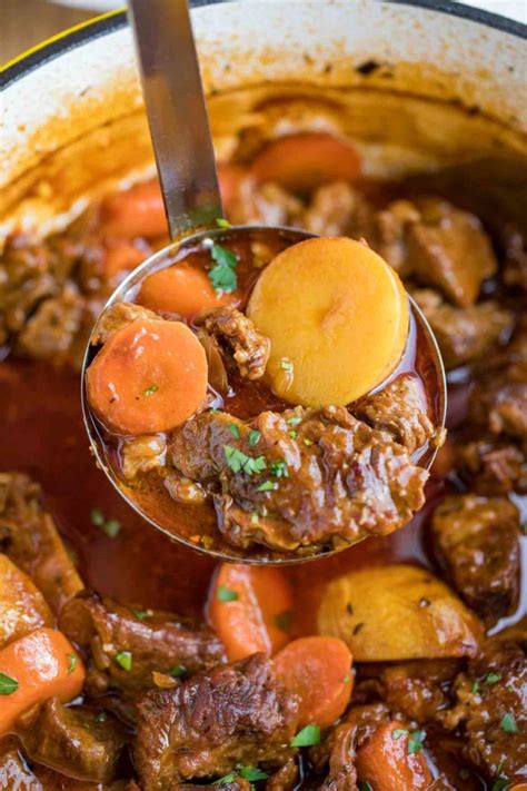 Classic Beef Stew Is A One Pot Comforting And Hearty Made With Beef